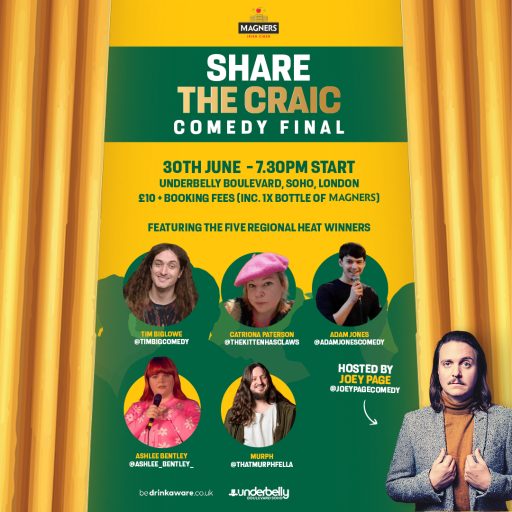 Magners Share the Craic Comedy Final