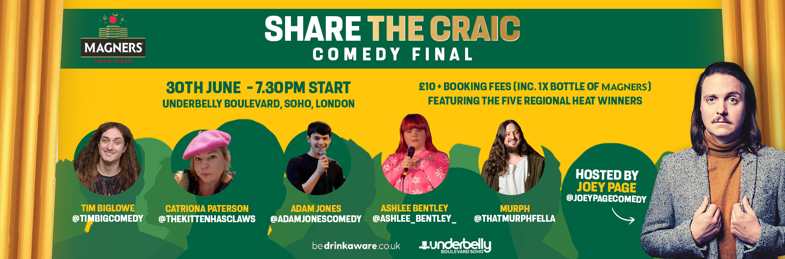 Magners Share the Craic Comedy Final